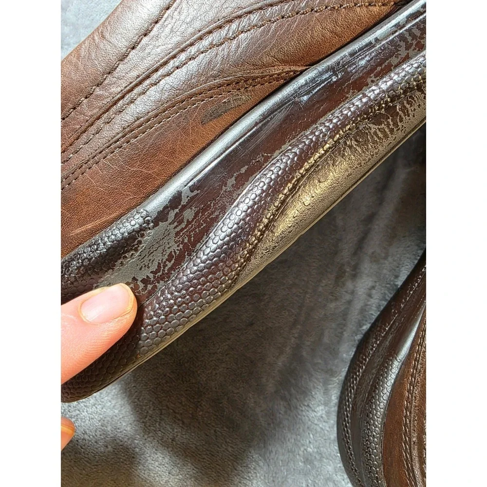 SAS Slip On Loafers Men 10 M Brown Leather Comfort‎ Shoes
